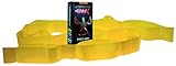 TheraBand CLX Resistance Band with Loops, Fitness Band for Home Exercise and Full Body Workouts, Portable Gym Equipment, Best Gift for Athletes, Individual 5 Foot Band, Yellow, Thin, Beginner Level 2