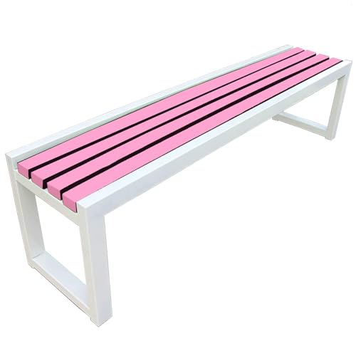 Banc de jardin en fonte élégant et résistant pour l'extérieur