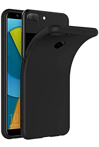 Image of Mobile Back Cover Case for Honor 9 Lite, Al00 /Al10 /Tl10 (Silicone Case|CameraProtection|Black SC1510)