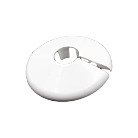Talon - Click in Pipe Collar - White - 15mm - Pack of 10 - Clicks Into Place - for Home Improvement, Plumbing, Pipe Installation Cover