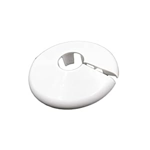 Talon – Click in Pipe Collar – White – 15mm – Pack of 10 – Clicks Into Place – for Home Improvement, Plumbing, Pipe…
