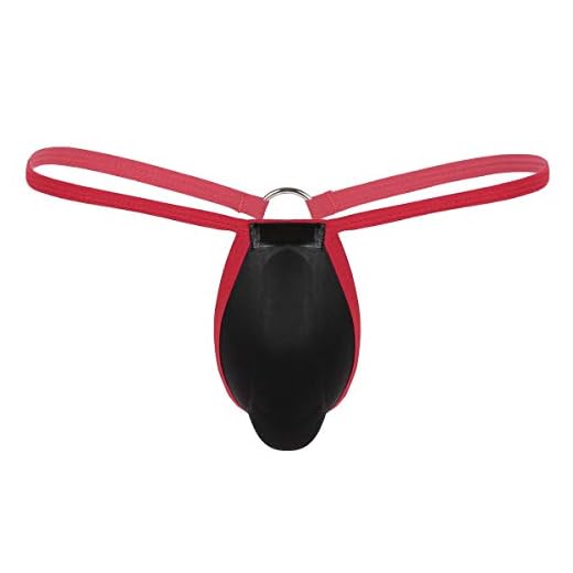 YINGJUN Herr G-stringtrosor Athletic Supportrar Stringtrosa Briefs Underkläder Kalsonger Exotiska kläder ( Color : Red , Size : S )