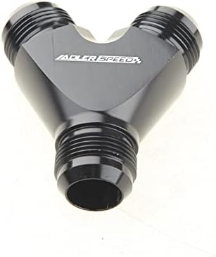 AN-16 16 AN To AN16 to 16AN Y Block Adapter Aluminum Fuel Fitting Black