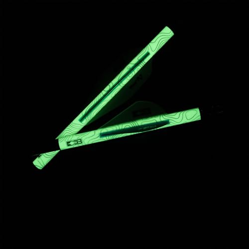 Bandages de flèches phosphorescents et topographiques Bohning taille L de 14 cm - 5