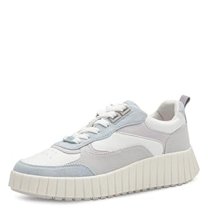 s.Oliver Damen Plateau Sneaker zum Schnüren Bequem