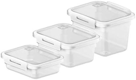 Rotho, Memory, Fridge food can with lid 0.6 l, Plastic (PP) BPA-free, transparent/green, 0,6l (15,0 x 12,0 x 6,8 cm)
