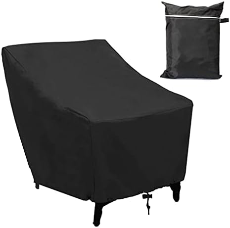 Patio Chairs Cover COOSOO Oxford Cloth Waterproof Dust-proof Sofa Furniture Cover Deep Seat Cover Protector for Outdoor Open Air Balcony Wicker Chair Lounge