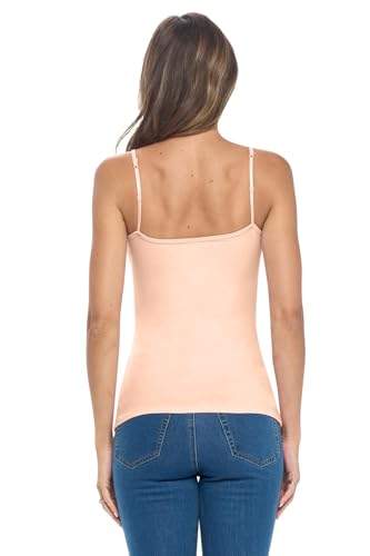 Image of Natural Uniforms Women's Camisole Tank Top-Breathable Cotton Stretch