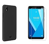 HQ-CLOUD® Coque Silicone NOIR Mat Compatible avec WIKO Y51 + 1 Film de Protection d'écran en Verre trempé Transparent - Anti Rayures - Ultra Résistant Dureté 9H HQ-CLOUD® Coque Silicone NOIR Mat Compatible avec WIKO Y51 + 1 Film de Protection d'écran en Verre trempé Transparent - Anti Rayures - Ultra Résistant Dureté 9H
