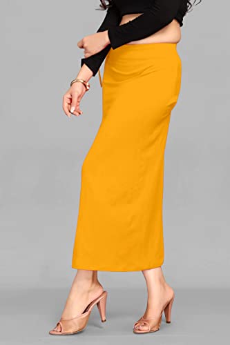 Image of ALYNE Blended Saree Shapewear Petticoat for Women, Women's Blended FullElastic with Drawstring Saree Shapewear, Skirts for Women,Shape Wear Dress for Saree