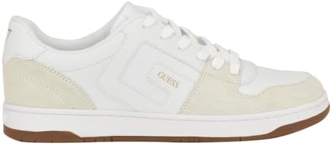 GUESS Men's TINOBAL Sneaker, Light Grey/White 050, 7 | Image 1