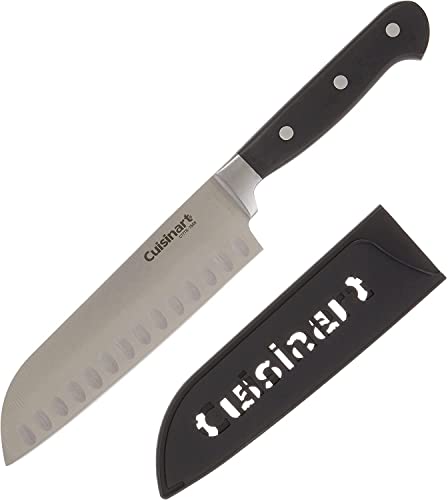 Cuisinart C77Tr-7San Triple Rivet Collection 7" Santoku Knife, Black #TOP2