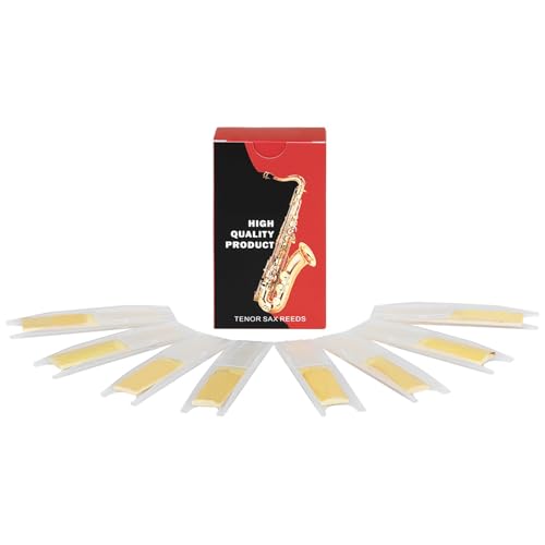 Sifflets pour saxophone ténor Force 2,5 - Lot de 8 anches de rechange pour réparation