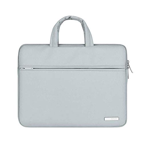 Preisvergleich Produktbild WDOIT Laptoptasche, wasserabweisend, Aktentasche, Schultertasche, Umhängetasche, Umhängetasche, Tablet, Bussiness, grau (Grau) - W80PJNXFEE