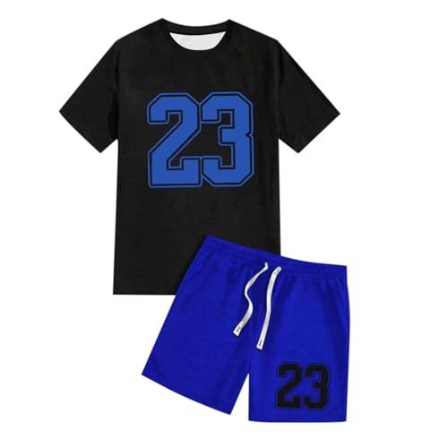 Ensemble Homme t-shirt manches courtes short bleu taille L