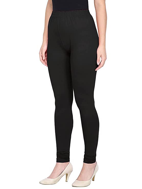 Image of Drishti Fashion Products Cotton Churidar Plain Womens & Girls Leggings