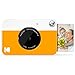 KODAK Printomatic Full-Color Instant Print Digital Camera, Zink 2x3" (5.1x7.5 cm) Sticky-Back Photo Paper, 5MP, Portable, Creative Fun Gift for Birthday, Christmas, Holiday, Yellow