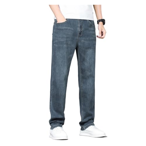 Straight Leg Jeans Street Wide Leg Jeans Baggy Jeans(32)