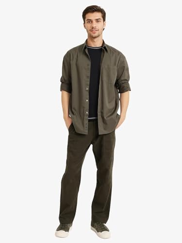Image of Rare Rabbit Boxy fit Plain Shirt