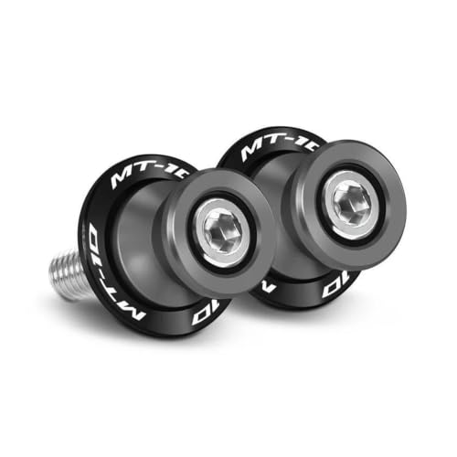 Motorrad Prismabuchsen Bobbins Für Yamaha MT-10 MT10 | Montageständer Ständeraufnahme Für 2016-2026 CNC-gefrästes Aluminium Ersatzteil Für Montageständ(Gris)