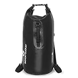 ROCK CLOUD ドライバッグ 防水バッグ ドラム型 防水ポーチ リュック 折りたたみ 軽量 20L アウトドア 海水浴 釣り ビーチ 水泳 登山 旅行用