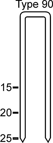 Schneider Druckluft GmbH DGKC420022 Schneider airsystems Heftklammern für Druckluft Klammergerät KL 90/15 CNKH/2000, Typ 90, 1,25 x 1 mm, Länge 15 mm, 2000 Stück Cover