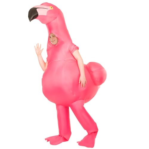 Disfraz Inflable de Flamingo para Niños miniatura 2