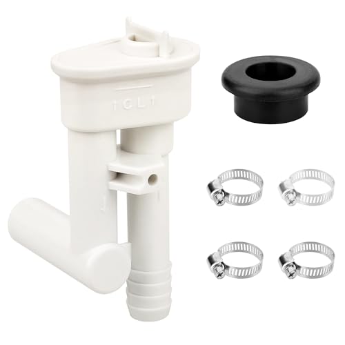 Ophjerg 385316906 RV Toilet Vacuum Breaker Kit Compatible with Dometic Sealand Toilets Toilet Parts for Dometic Sealand VacuFLush Traveler Toilets without Hand Sprayer Hook Up