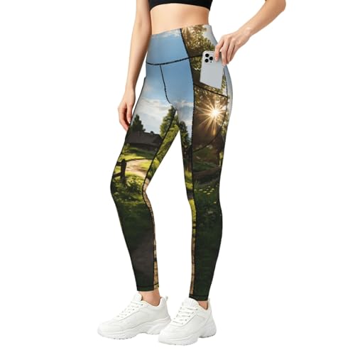 Leggings de yoga de cintura alta ERSDWRE que estilizan tu figura