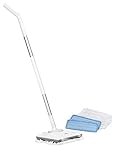 Sichler Haushaltsgeräte Akku Bodenwischer: Akku-Fußboden-Poliermaschine mit Sprüh-Funktion & LED-Licht, 900 Hz (Wischmopp, Elektrischer Bodenwischer, Pad)