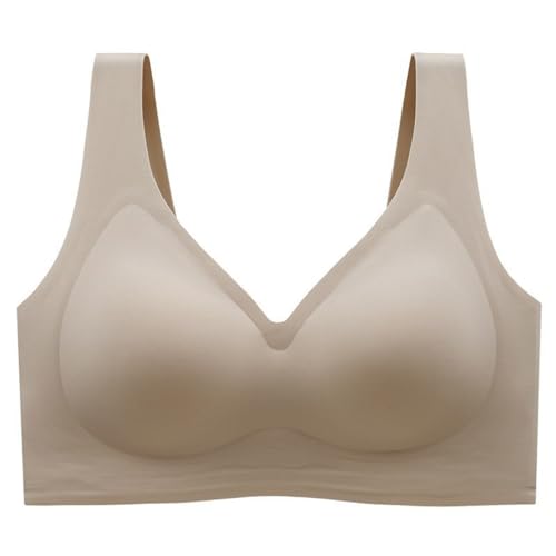 Soutien-gorge push-up confort absolu grande taille marron chic
