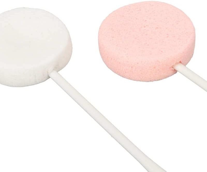 Body Lotion Applicator Long Handled Powder Puff Pat Skin Good Water Absorption for Home Use
