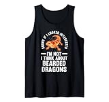 I think about Bearded Dragons Barbudo Dragons Camiseta sin Mangas