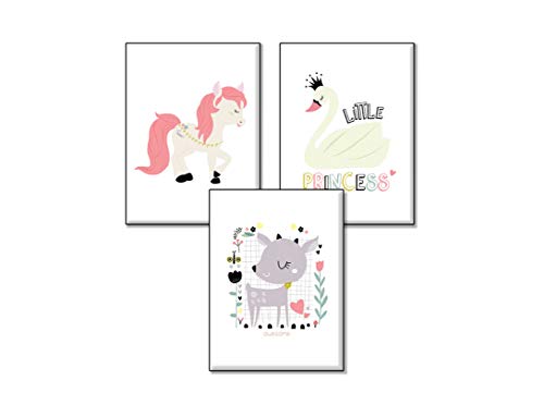 4Good Epictures - Juego de imágenes decorativas para habitación infantil (19 oh dear) Cover