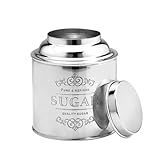 Diese glänzende Zuckerdose macht auch zu jeder Kaffee- oder Teerunde auf dem Tisch ein gute Figur