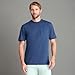 IZOD Men's Saltwater Soft Wash Pocket Crew T-Shirt, Club Blue, X-Large