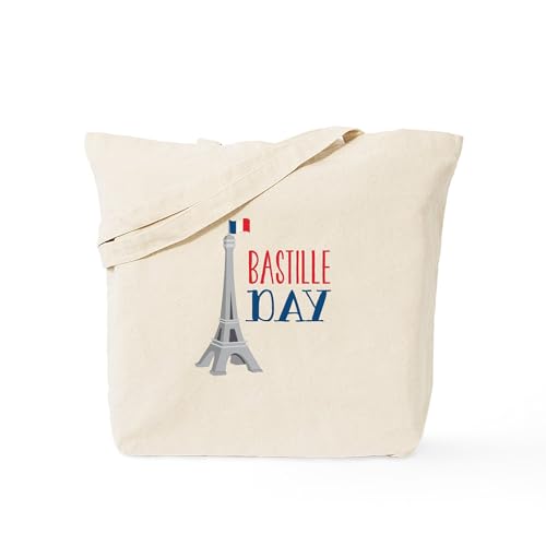 CafePress Bastille Day Tote Bag Reusable Natural Beige Canvas Shopping Bag