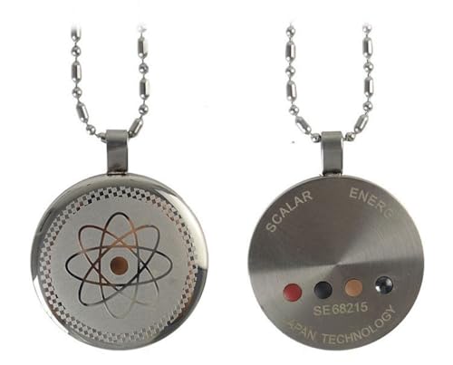 DYFUHO Cosmic Eternal Metatron Cube Shield Defense Necklace Energy Terahertz Protection Necklace Silver Color