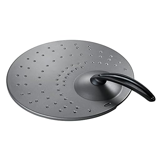 Silit Spatdeksel voor pannen tot 32 cm, roestvrij staal, spatbescherming, 32 cm, roestvrij handwas