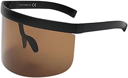 Glasses, Unisex Vintage Sunglasses Retro Oversized Frame Hat Eyewear Anti-peeping