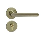 MOOEDJKL Leichtes Luxus-Türschloss, amerikanisches, leises, magnetisches Türschloss, geteiltes Schlafzimmer-Türschloss aus Massivholz, Innentürschloss(Magnetic Silent Lock)