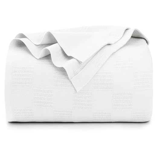 Utopia Bedding Cotton King Blanket White - 108" L x 90" W Inches Blanket for Bed - 350 GSM Soft Breathable Blanket