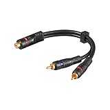 audioquest yukon cinch Zum Adaptieren von Mono- und Sterogeräten oder zur Signalaufteilung