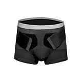Underwear Hernia Belts for Men, Adjustable Inguinal Hernia Support Belt with 2 Compression Pads, Pre&Post Surgery Pain Relief(XXL)