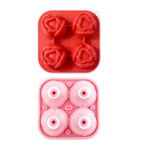 Molde para cubitos de hielo de silicona flexible tulipanes miniatura 4