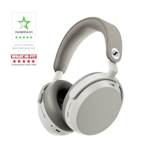 Casque arceau circum aural sans fil Sennheiser Momentum 5 Wireless avec réduction du bruit - vue 8