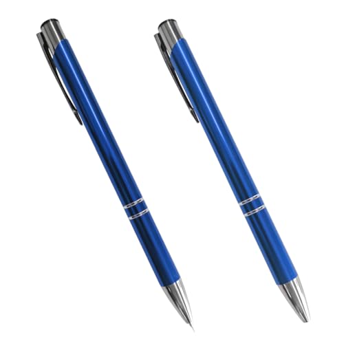 Image of 2PCS Pen Pin Weeding Tools for Vinyl, Stainless Steel Point Quick Air Release Vinyl Weeding Pen, Retractable Vinyl Film Air Release Pen Tip, Tint Tool Vinyl Pin Pen (Blue)