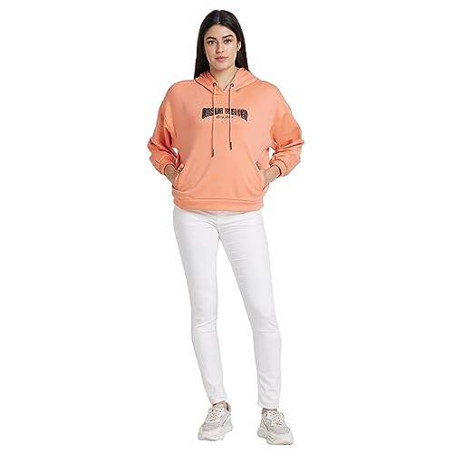 Image of Being Human Pink Long Sleeve Women's Hoodie Clothing