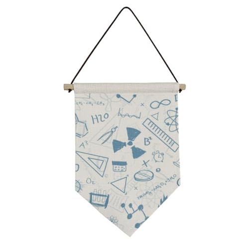 Toile drapeau suspendu physique chimie pour décorer un bureau ou un studio d'étudiant