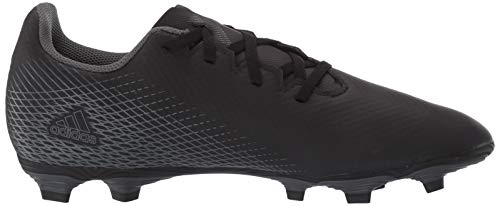 Adidas Boys X Ghosted.4 Firm Ground Soccer Shoe, Black/Grey/Black, 4 Little Kid Us #TOP5